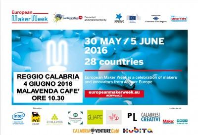 LOCANDINA EUROPEAN MAKER WEEK