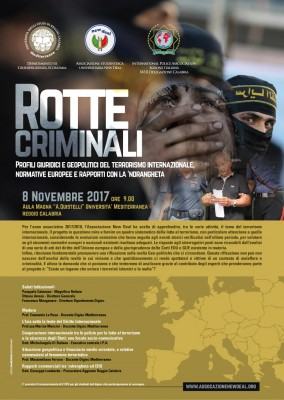 LOCANDINA ROTTE CRIMINALI 8 NOVEMBRE