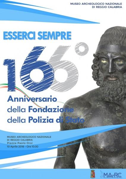 Locandina 166 anniversario Polizia - 10 Aprile 2018 OK