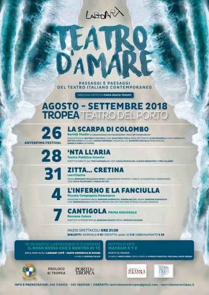 Calendario Teatro d'aMare 2018