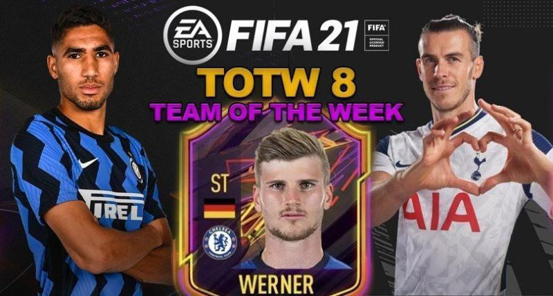 Fifa 21 Totw8 Prediction Hakimi Werner Bale