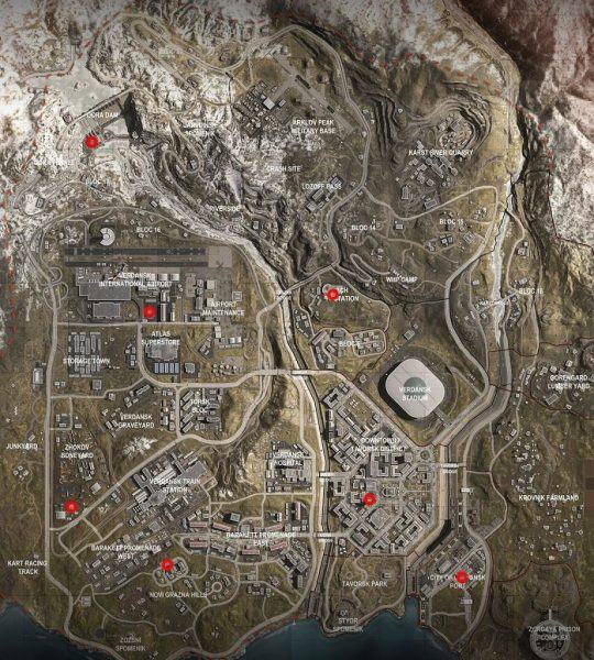 Warzone Mappa Telefoni Codice Russo Bunker 11