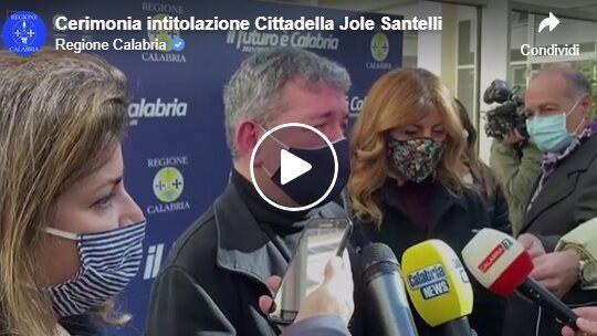 Intitolazione Cittadella Santelli