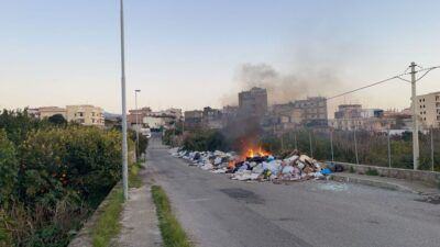 Incendio Rifiuti Arangea