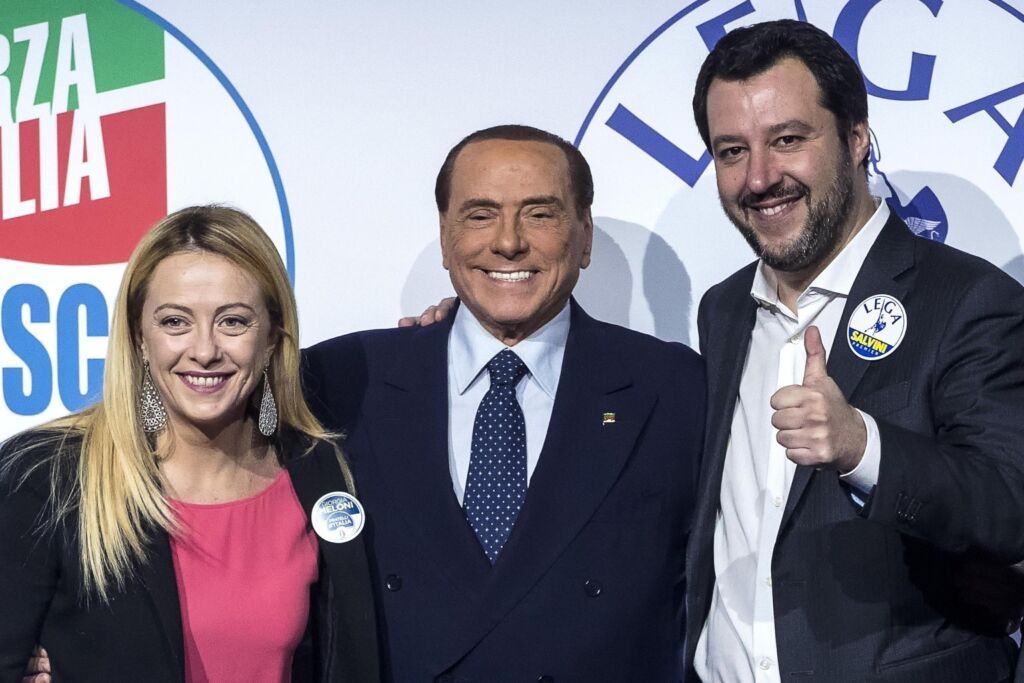 Giorgia Meloni Silvio Berlusconi Matteo Salvini