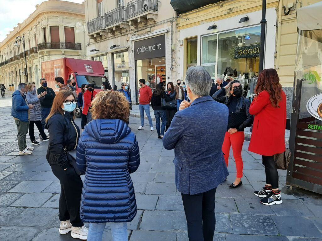 Manifestazione Commercianti Reggio Calabria