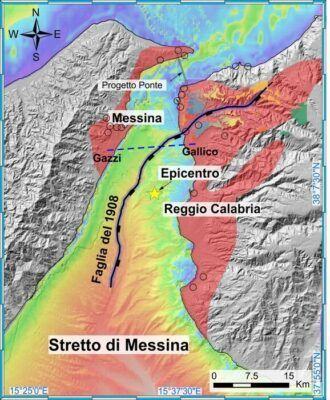 Faglia Marina Terremoto 1908 Stretto