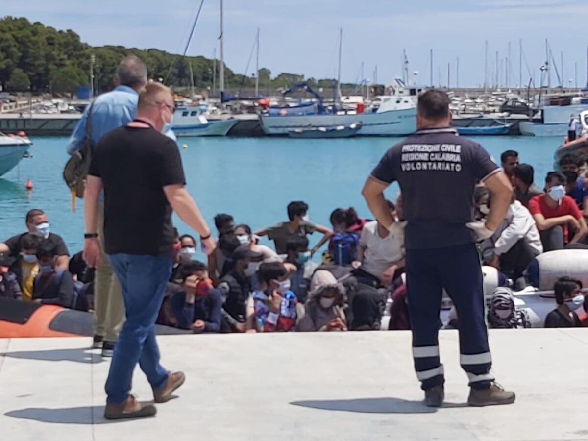 Sbarco Migranti Roccella Jonica