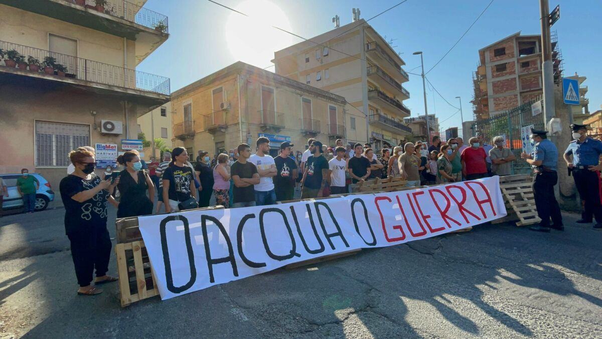 Protesta Acqua Condera