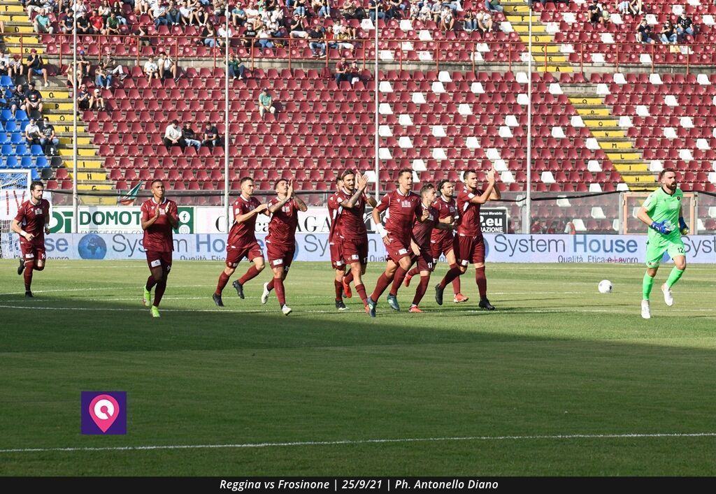 Reggina saluta tifosi