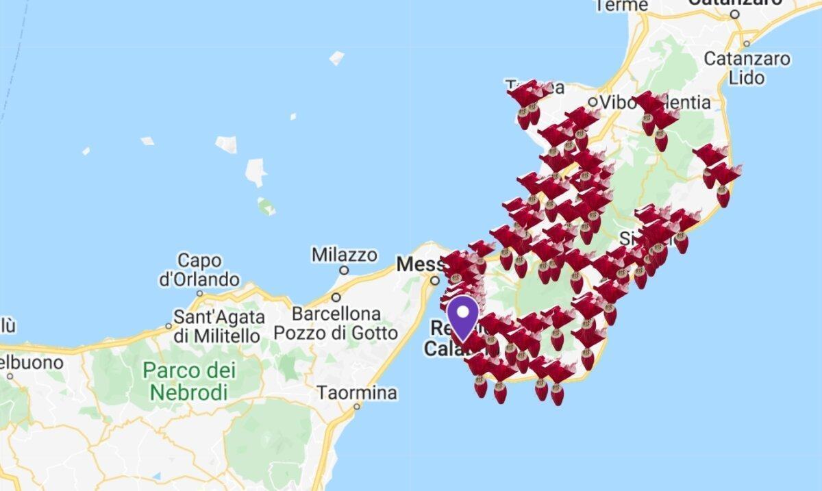 Mappa Uova Ail Reggio Calabria