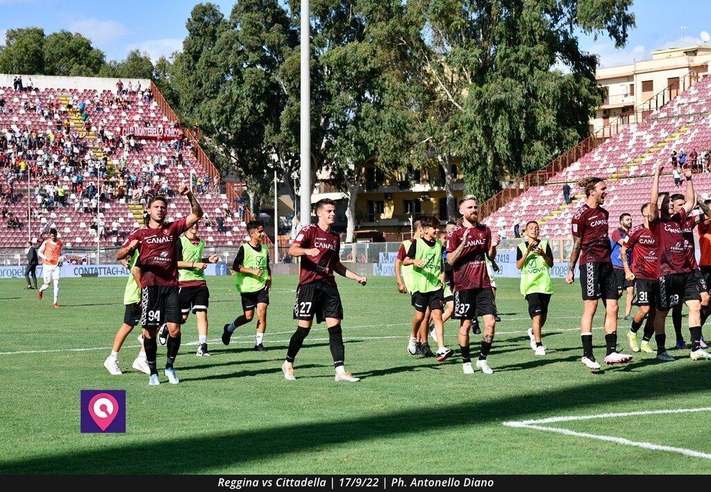 Reggina Cittadella giocatori