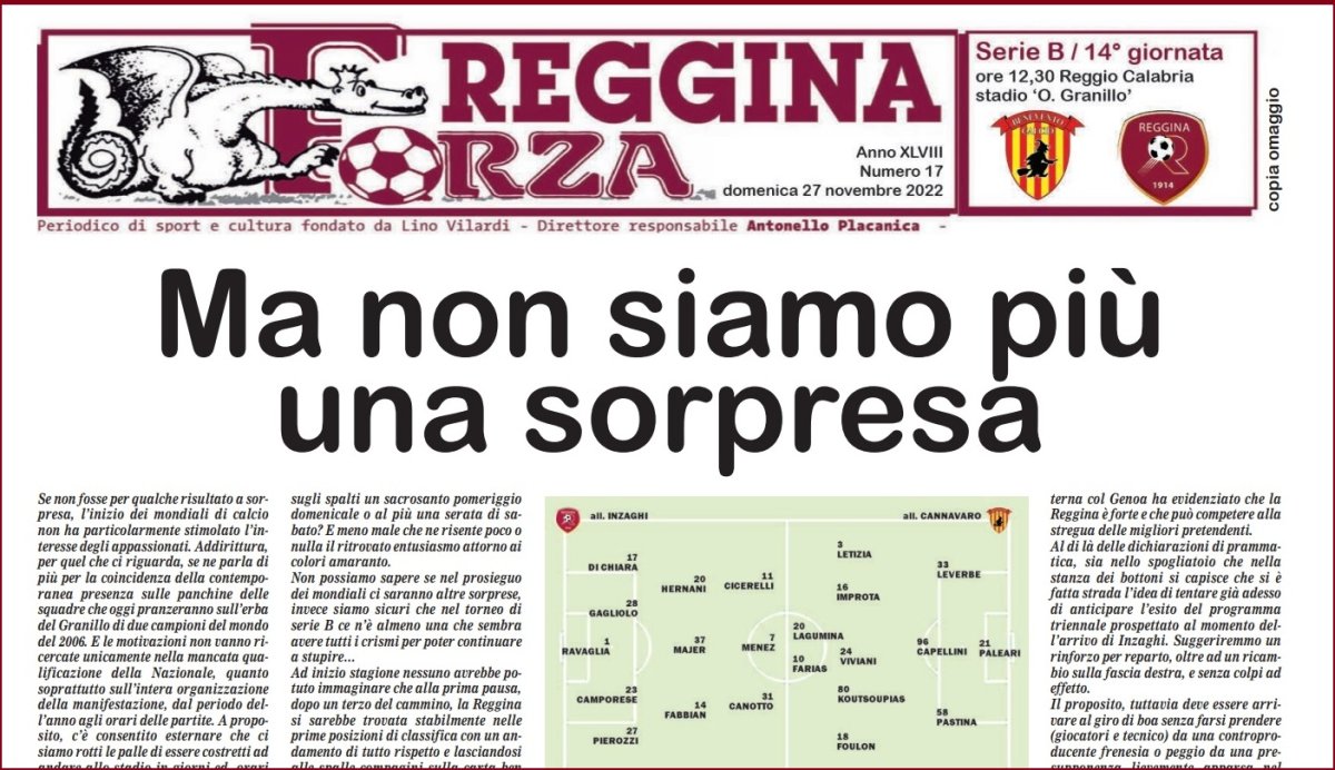 Forza Reggina Benevento