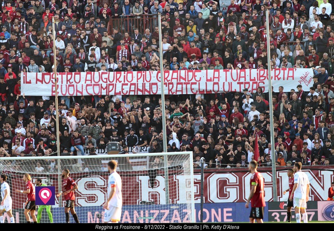 Curva Sud Reggina Striscione