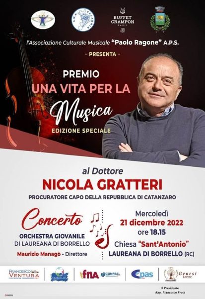 Locandina Nicola Gratteri