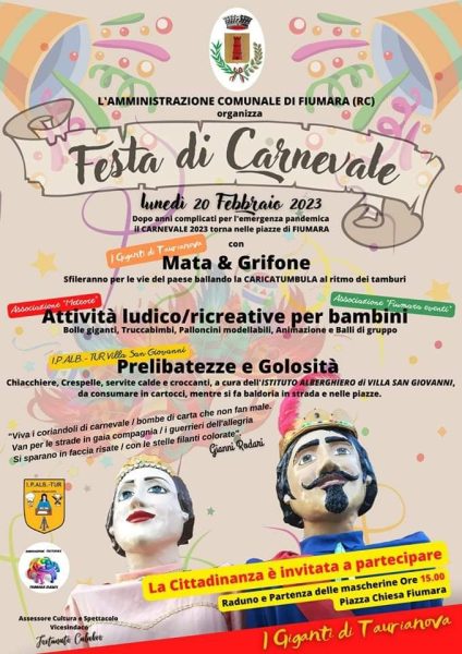 Locandina Carnevale Fiumara