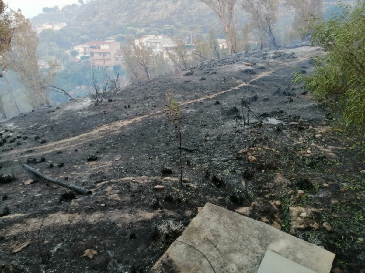 Incendio Riace Capo