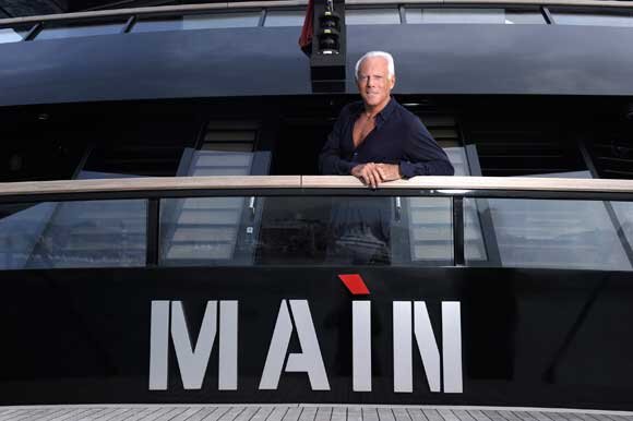 L estate 2023 dei vip in Calabria avvistato il mega yacht di Giorgio Armani