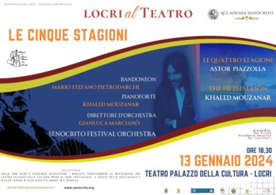 Locandina Concerto Locri 13 Gennaio