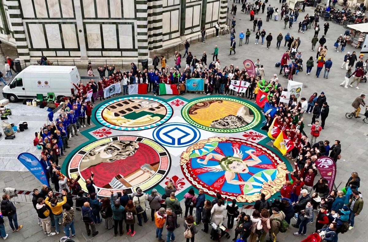 Infiorata Di Taurianova A Firenze 4