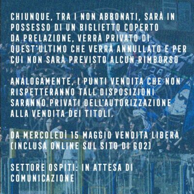 Modalità Biglietti Siracusa Lfa Reggio