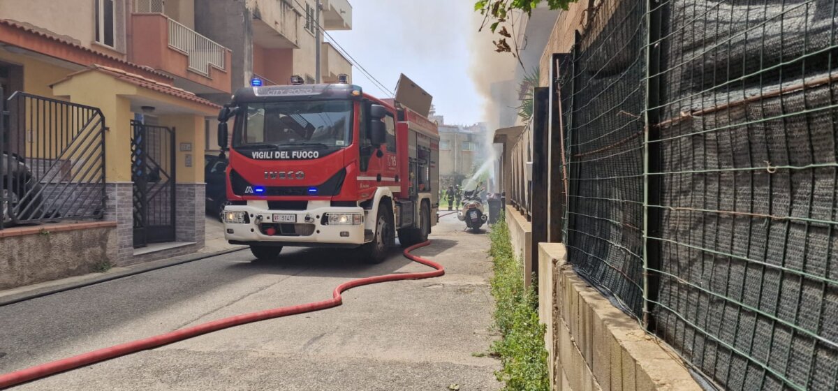 Incendio Capannone Spirito Santo 1