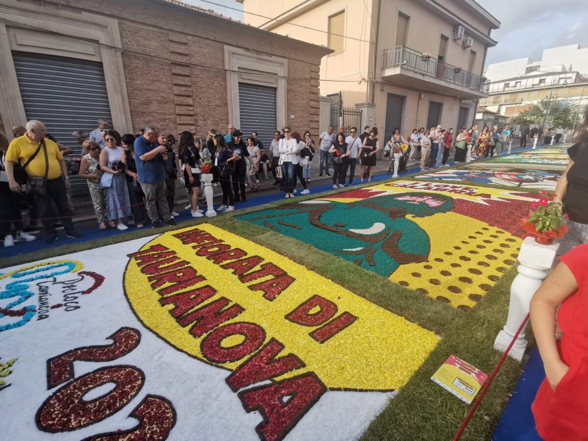 Inaugurazione Infiorata Taurianova 2