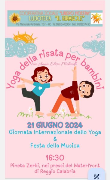 Locandina Yoga Risata Bambini