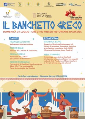 21 Luglio Banchetto Greco