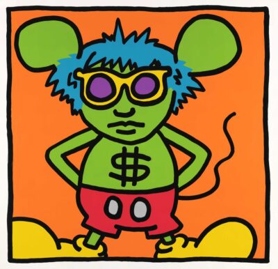 Andy Mouse 04 Keith Haring 1986 Painting