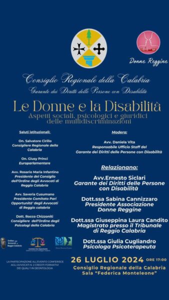 Donne Disabilita Regione