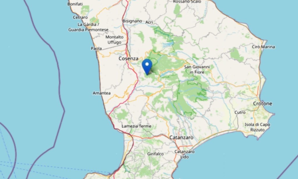 terremoto cosenza ventisei