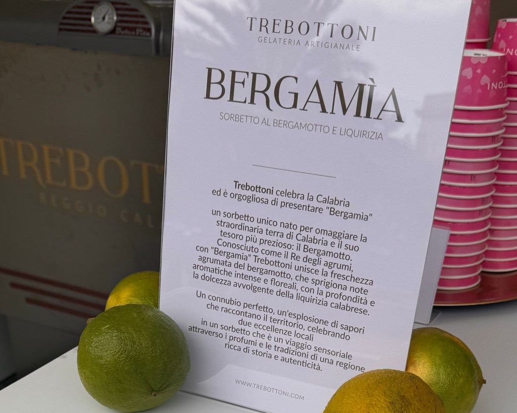 Trebottoni presenta in anteprima il sorbetto Bergamia all'evento Bergarè