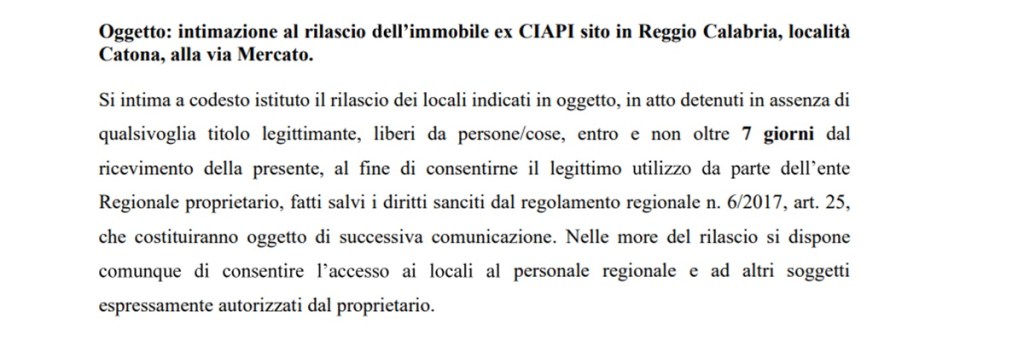 Ex Ciapi, ancora grane. Diffida della Regione alla Scuola per Mediatori Linguistici