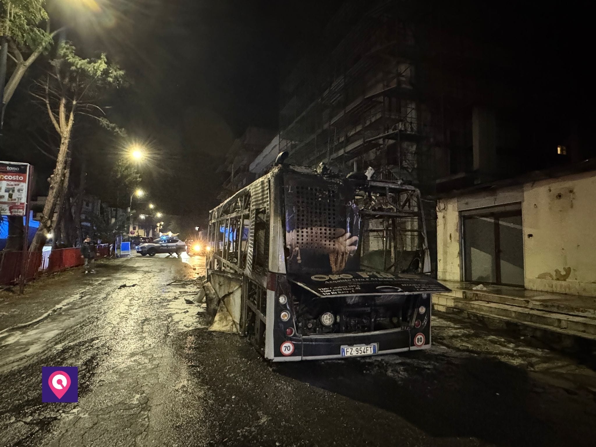 incendio autobus atam reggio calabria ()