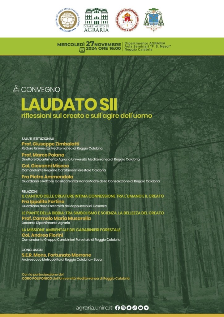 locandina agraria laudato sii