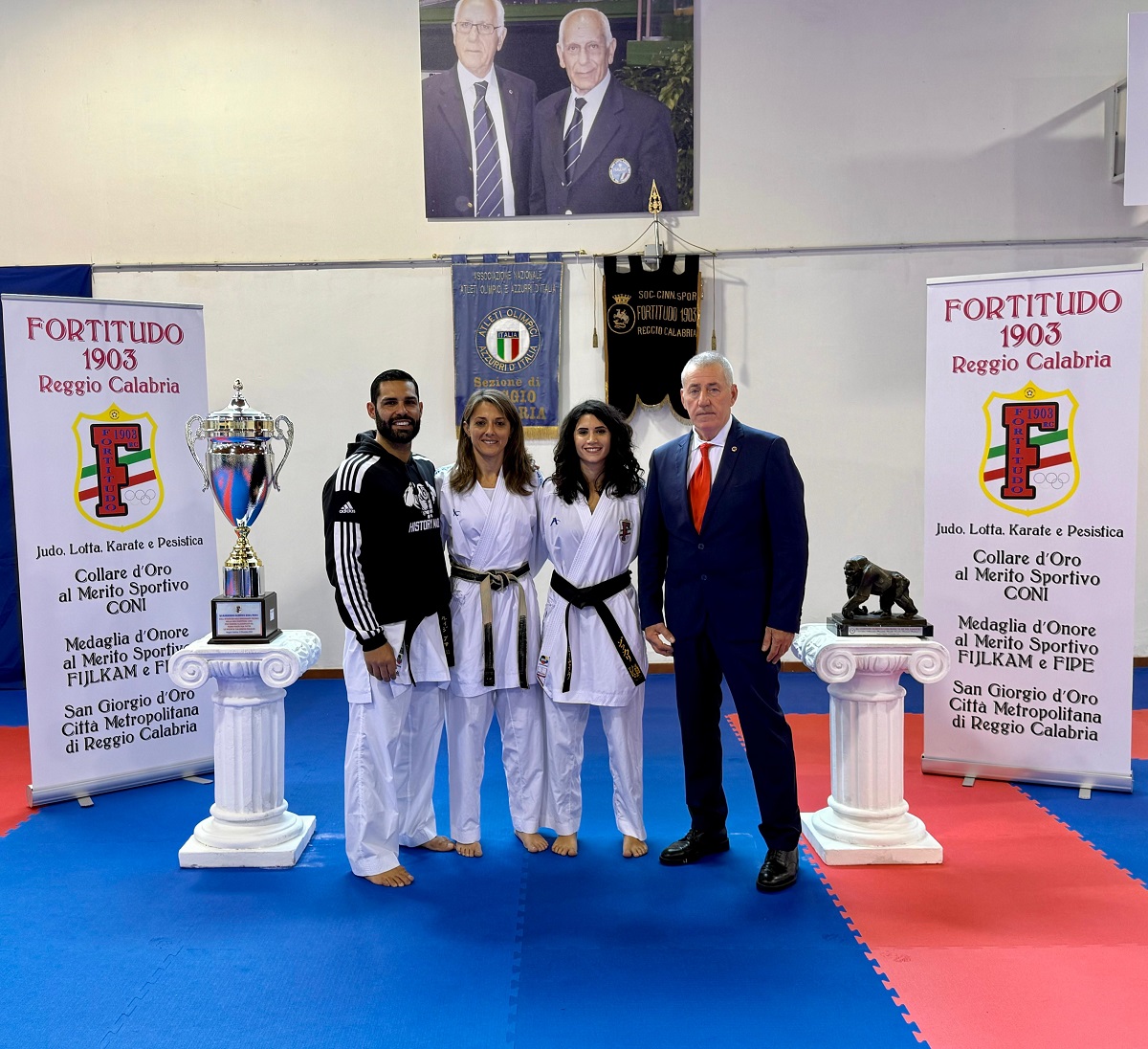 Busà premia Fortitudo Karate