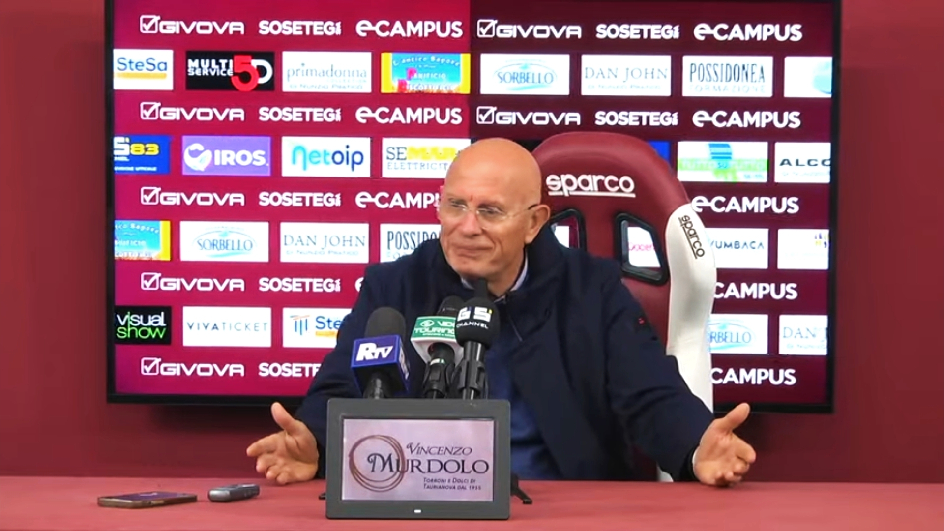 Ballarino Conferenza Stampa Reggina