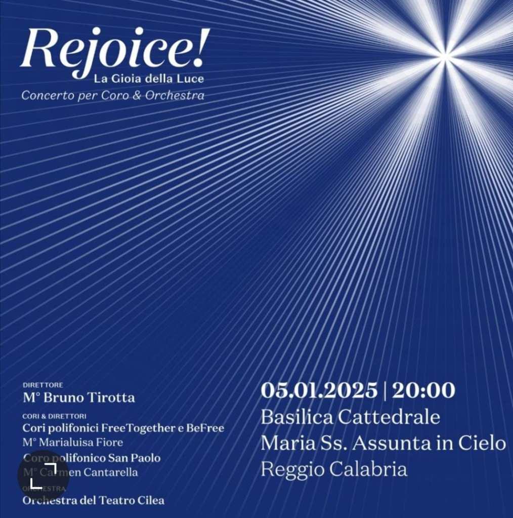 Locandina Concerto Rejoice