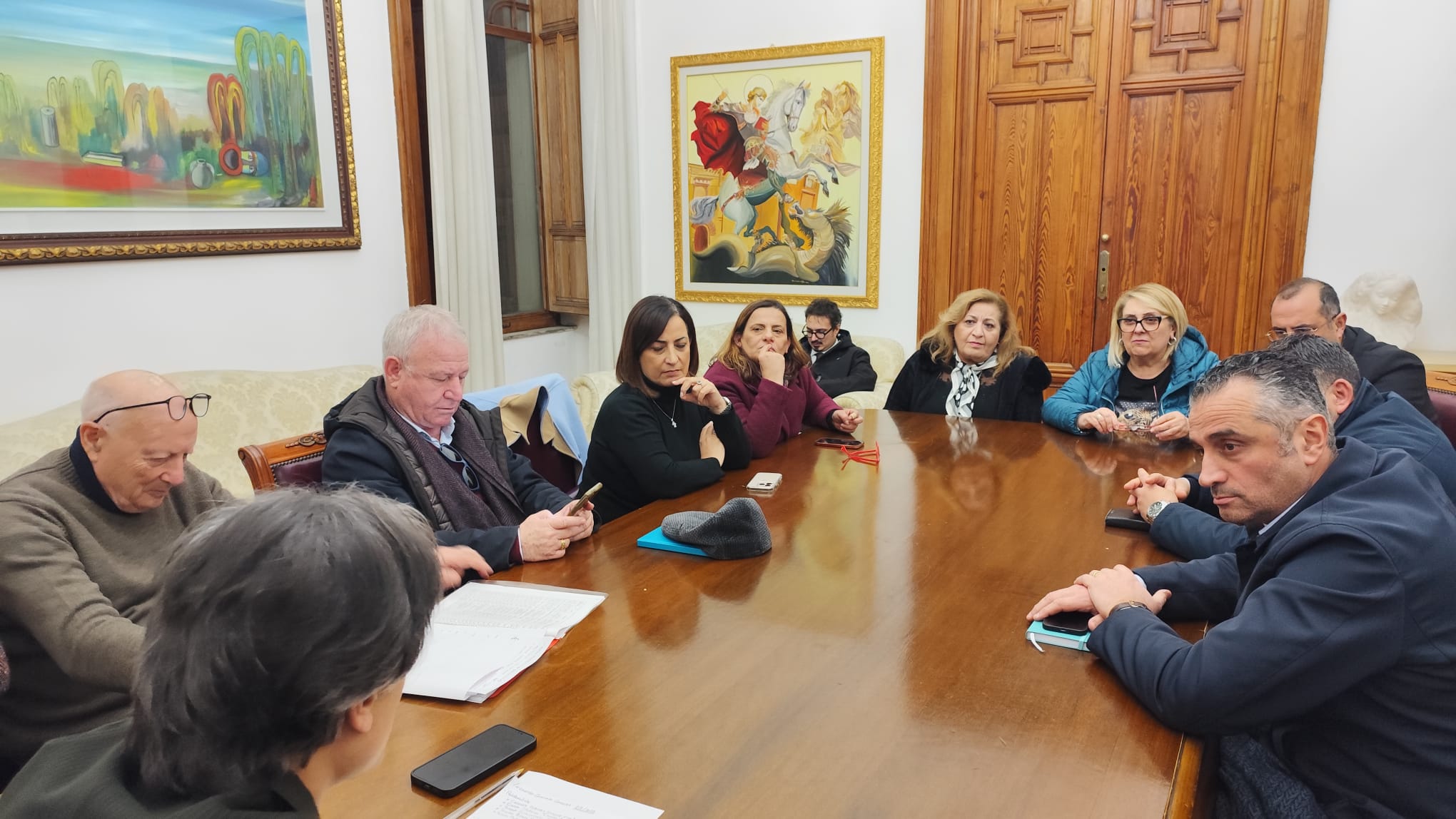 incontro comitato Condera palazzo san giorgio ()