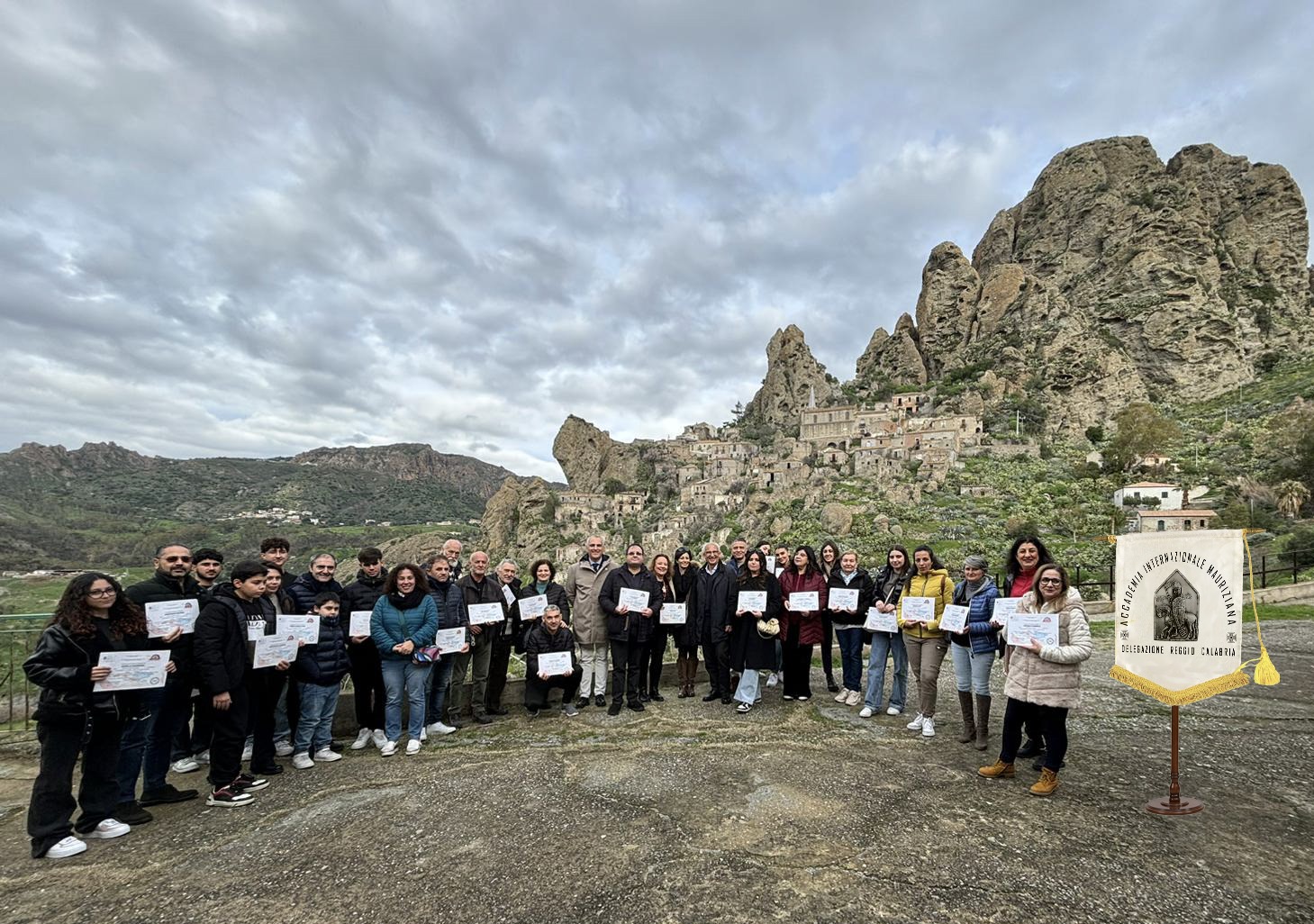 Foto gruppo corsisti Pentidattilo