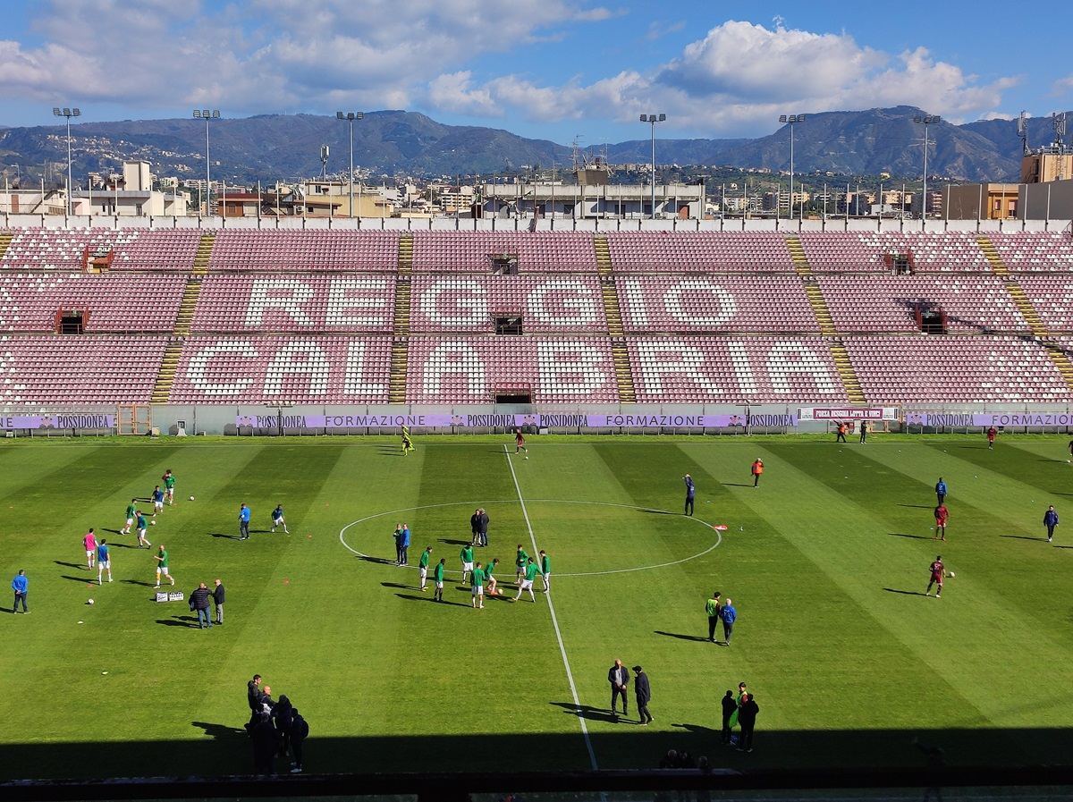 Reggina Enna riscaldamento