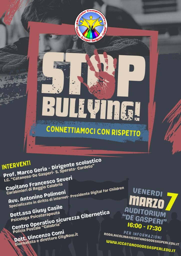 LOCANDINA STOP BULLYING